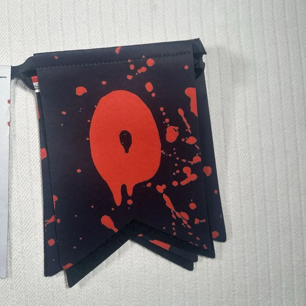 Ashland Halloween Garland 6ft Bloody Drip Pennant Banner Horror Party Decor NWT